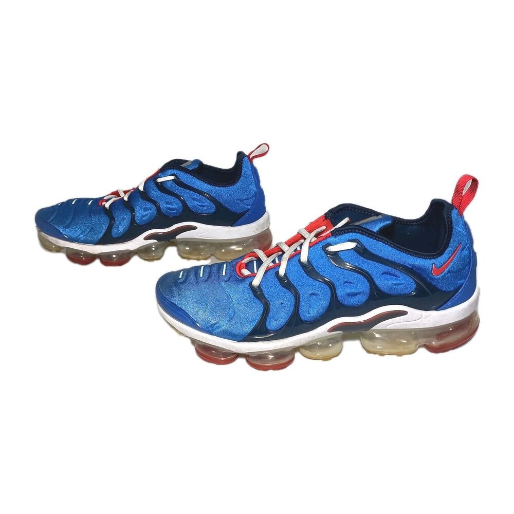 Nike Shoes Mens Size 11.5 Air Vapormax Plus Racer Blue University Red CJ0553-400